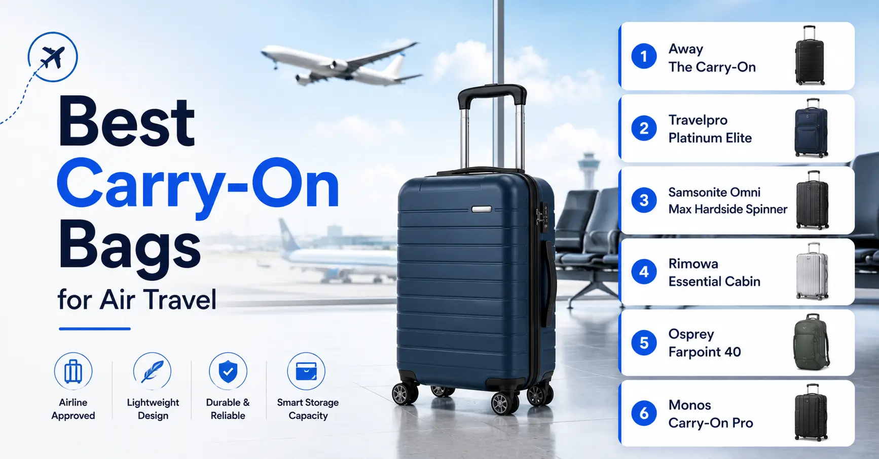 Best Carry-On Bags for Air Travel